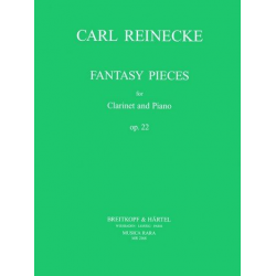 Fantasy Pieces op.22 : for clarinet -Carl Reinecke