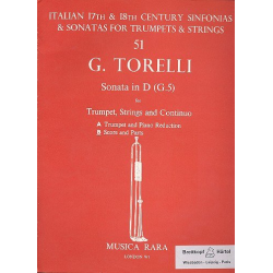 Sonata D-Dur G5 : für Trompete, -Giuseppe Torelli