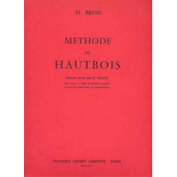 Méthode de hautbois -Henri Brod
