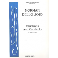 Variations and Capriccio : for violin -Norman Dello Joio