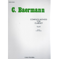 Complete Method op.63 vol.3 : -Carl Baermann