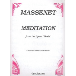 Medition from Thais : for flute and piano -Jules Massenet