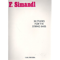 30 Etudes : for the string bass -Franz Simandl