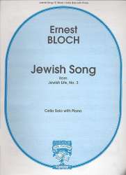 Jewish Song : for cello solo and -Ernest Bloch