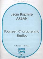 14 characteristic Studies : for trombone -Jean-Baptiste Arban