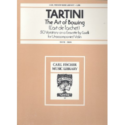 The Art of Bowing : 50 variations -Giuseppe Tartini