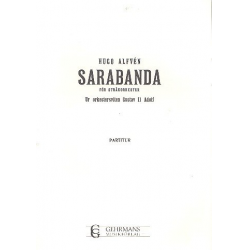 Sarabande op.49 : for string orchestra -Hugo Alfvén