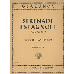 Serenade espagnole op.20,2 : - Alexander Glasunow