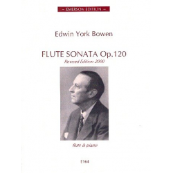 Sonata op.120 : for flute and - Edwin York Bowen