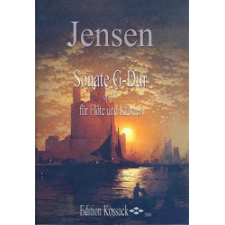 Sonate G-Dur op.18 : für Flöte und Klavier -Niels Peter Jensen