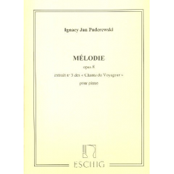 I.J. Paderewski - Melodie Piano -Ignace Jan Paderewski