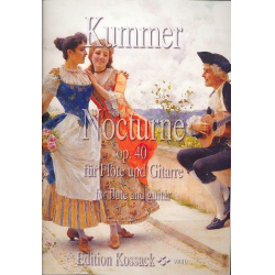 Nocturne op.40 : für Flöte und Gitarre -Caspar Kummer