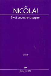 CV23.346  2 deutsche Liturgien - -Otto Nicolai