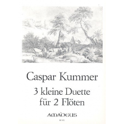 3 kleine Duette op.20 - für 2 Flöten, -Caspar Kummer