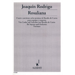 Rosaliana : 4 Lieder für Sopran -Joaquin Rodrigo