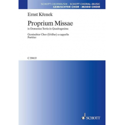 Proprium Missae in Domenica Tertia in Quadragesima -Ernst Krenek