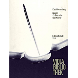 Sonate op. 94 : für Viola und Klavier -Kurt Hessenberg