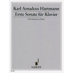Sonate Nr.1 : für Klavier (1932) -Karl Amadeus Hartmann
