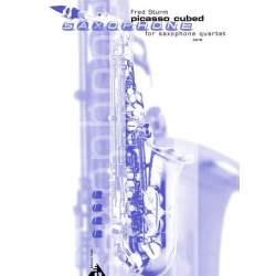 Picasso cubed - for 4 saxophones (SATB) -Fred Sturm