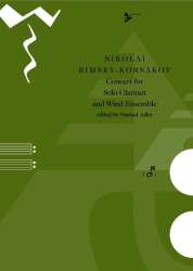 Concert for Solo Clarinet and Wind Ensemble Klarinette und Bläser-Ensemble : Partitur und Stimmen -Nicolaj / Nicolai / Nikolay Rimskij-Korsakov / Arr.Samuel Adler