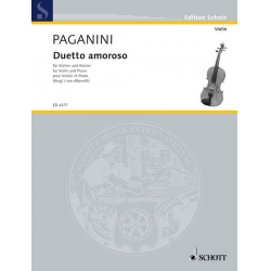 Duetto amoroso aus 'Duetti fiorentini' -Niccolo Paganini / Arr.Georg von Albrecht