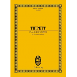 Konzert : für Klavier und Orchester -Michael Tippett