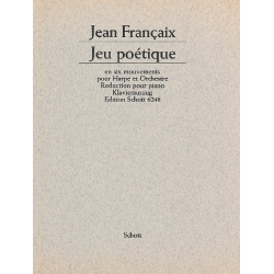 Jeu poetique pour harpe et orchestre : -Jean Francaix