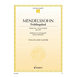 Frühlingslied op.62,6 : -Felix Mendelssohn-Bartholdy / Arr.Johannes Palaschko