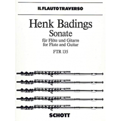 Sonate : für Flöte und Gitarre -Henk Badings