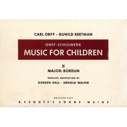MUSIC FOR CHILDREN : VOLUME 2, -Carl Orff