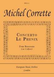 Concerto Le Phénix for 4 bassoons -Michel Corrette / Arr.Robert Paul Block