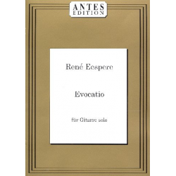 Evocatio - für Gitarre - René Eespere