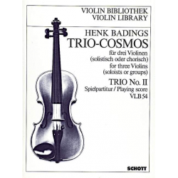 Trio Cosmos Nr. 2 (3 Violinen) -Henk Badings