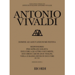 A. Vivaldi : Domine Ad Adjuvandum Me Festina Rv 593