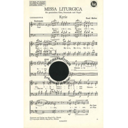 Missa liturgica -Paul Huber