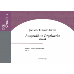 Ausgewählte Orgelwerke Band 2 -Johann Ludwig Krebs / Arr.Karl Tittel