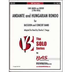Andante and Hungarian Rondo - Bassoon Solo with Band -Carl Maria von Weber / Arr.Charles T. Yeago