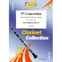 5th Concertino -Jean Baptiste Breval / Arr.Leonard Cecil