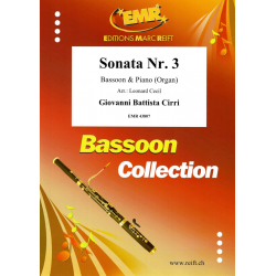 Sonata No. 3 -Giovanni Battista Cirri / Arr.Leonard Cecil