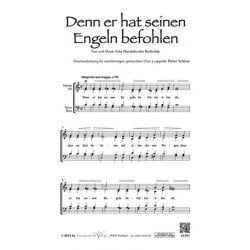 Denn er hat seinen Engeln befohlen -Felix Mendelssohn-Bartholdy
