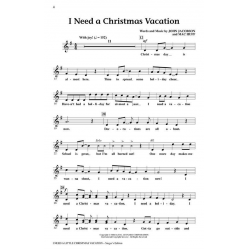 I Need A Little Christmas Vacation -John Jacobson