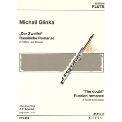 Der Zweifel : für 2 Flöten und Klavier -Mikhail Glinka