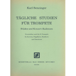 Tägliche Studien - für Trompete -Karl Benzinger