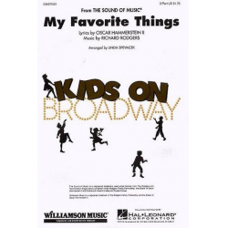 My favorite Things : for 2-part -Richard Rodgers