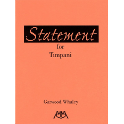 Statement for Timpani -Garwood Whaley