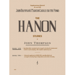 John Thompson's Hanon Studies Book 1 -Charles Louis Hanon / Arr.John Thompson