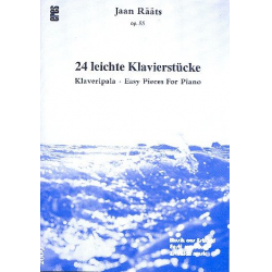 24 leichte Klavierstücke op.85 - -Jaan Rääts