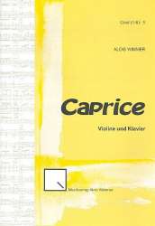 Caprice : für Violine und Klavier -Alois Wimmer