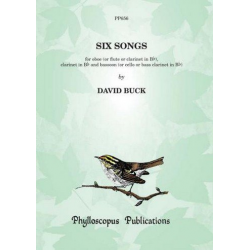 Six Songs : for oboe (flute/clarinet), clarinet -David Buck