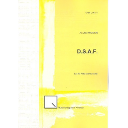 D.S.A.F. : für Flöte und Klarinette -Alois Wimmer